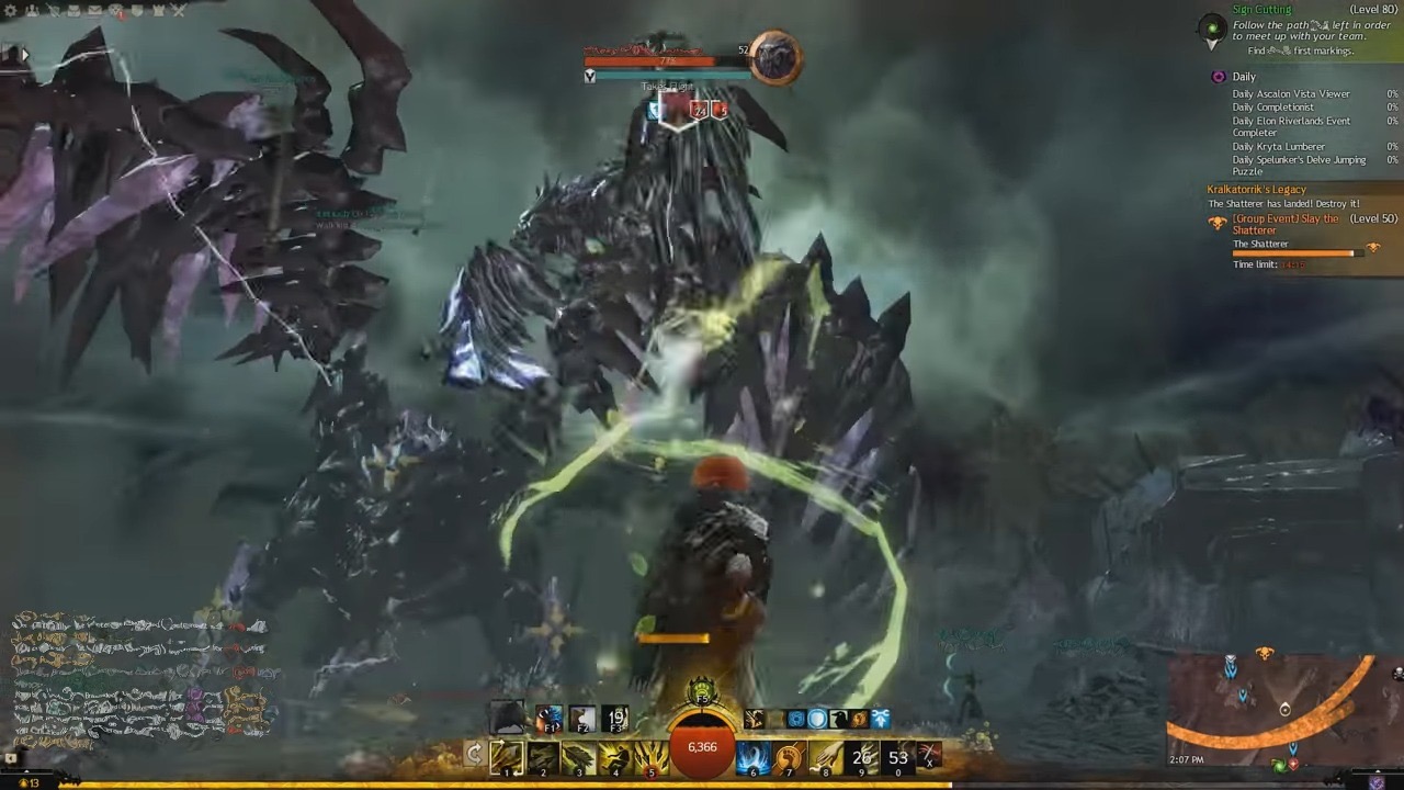 A raid in Guild Wars 2