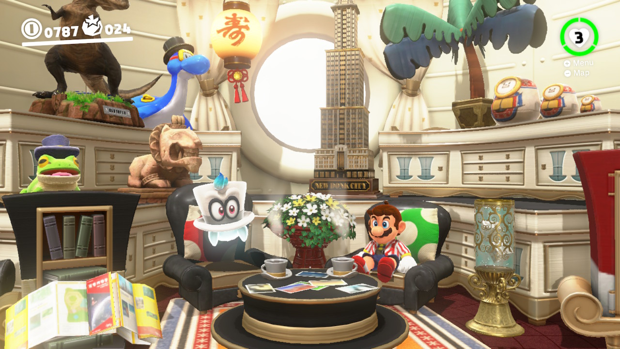 Odyssey ship in Super Mario Odyssey