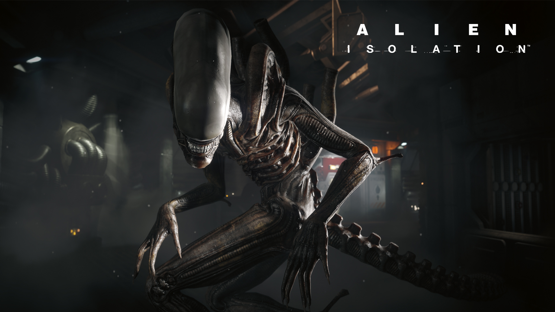 Promotional shot of an alien from Alien Isolation.