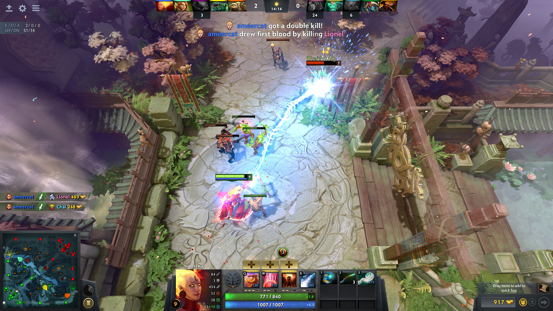 Screenshot from DOTA 2