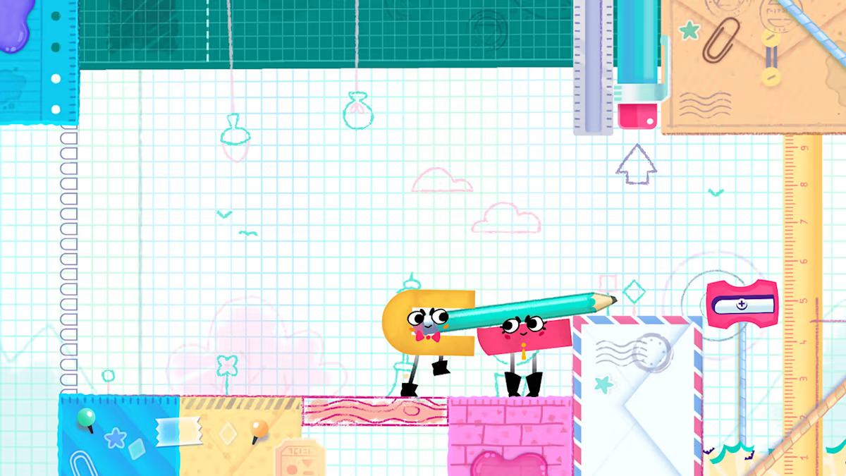 Screenshot from Snipperclips